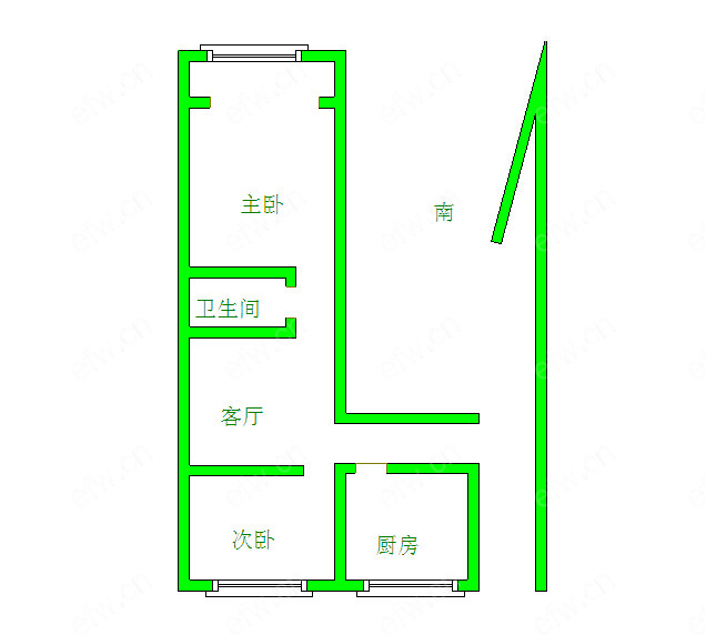叙康里 2室1厅