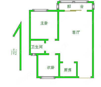 金域缇香一期（金色家园） 2室2厅