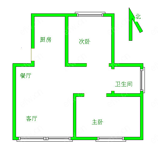 嘉洲花园洋房位置好，环境优雅，89.89平米精装2房