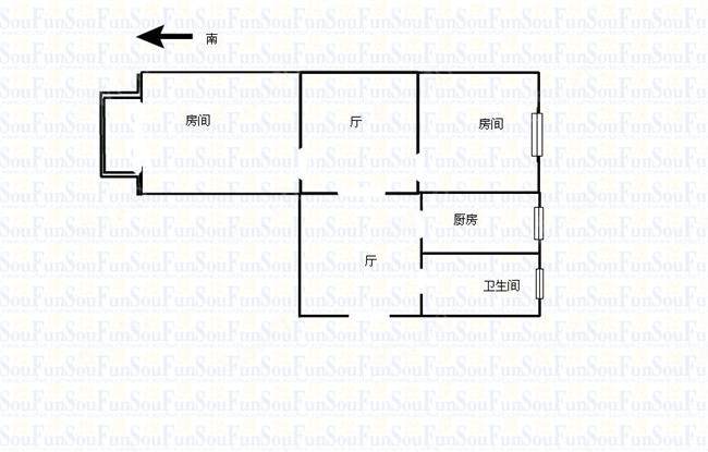 塔影一村 2室1厅