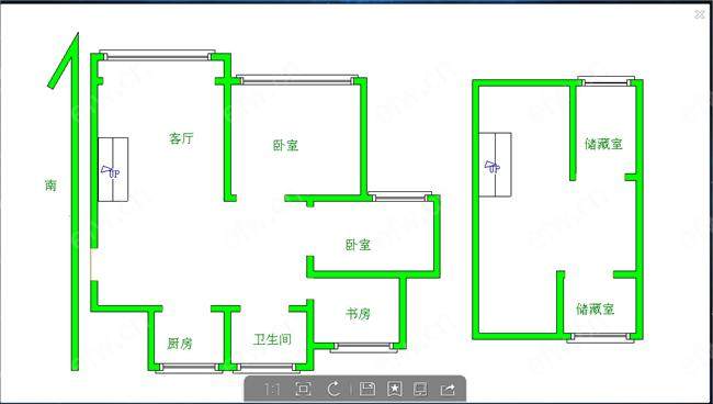 龙塘家园 2室2厅  精装两室两厅一卫