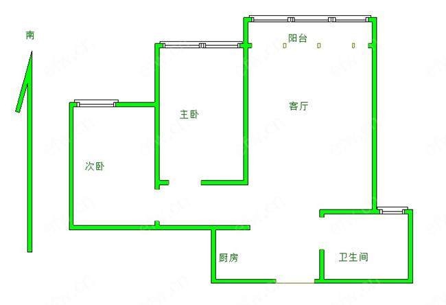 爱家金河湾 2室1厅