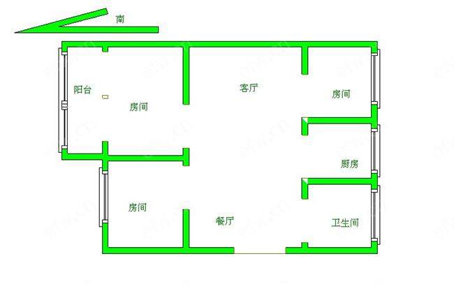 唐巷(东) 3室2厅，近市地铁口，南北通透，性价比高