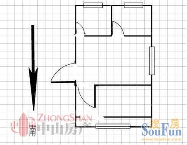 盛岸二村  1室1厅