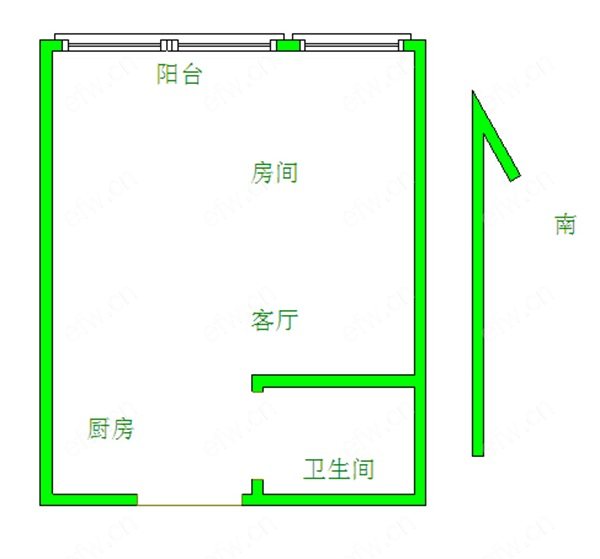 凯宾斯基(凯燕环球) 1室1厅