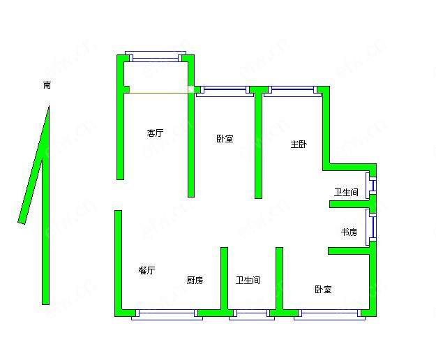 盛岸花园 3室2厅