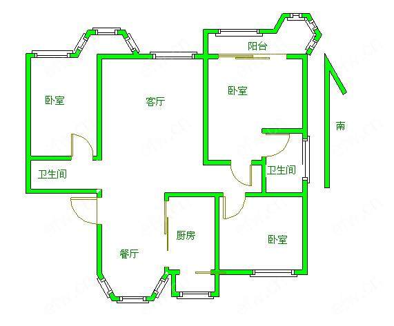 奥林匹克花园 3室2厅