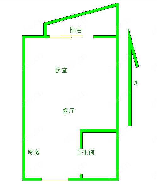 金凤凰（凤翔路） 1室1厅