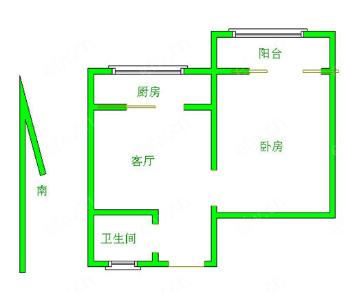 惠龙新村 1室1厅