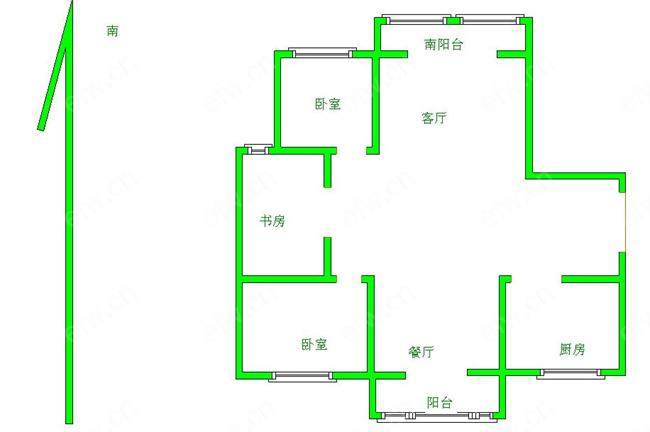 绿地世纪城三期 3室2厅