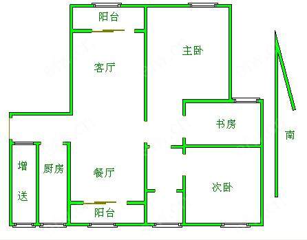 绿地世纪城（一二期） 3室2厅