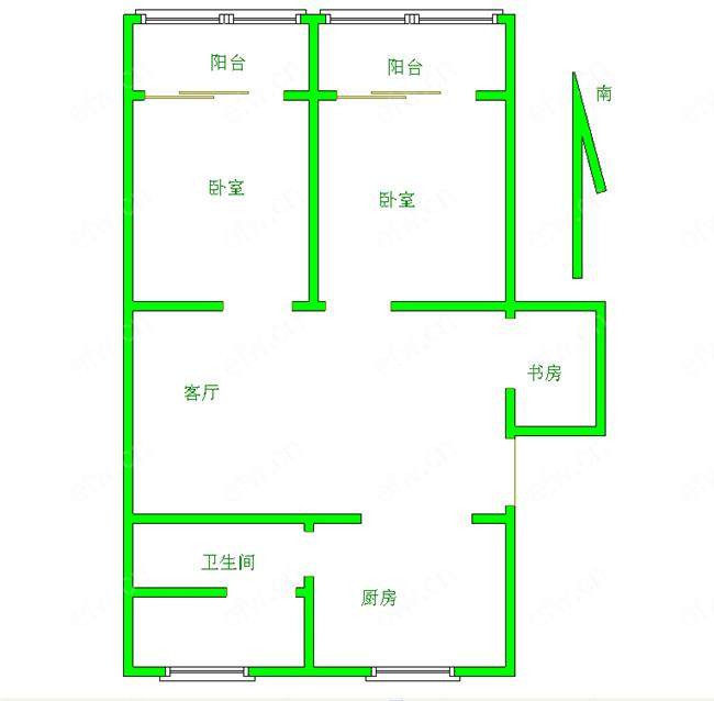 迎德路 3室1厅1卫  交通方便    房东诚心出售 看中价格可谈