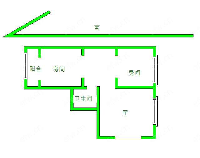 团结二村 2室1厅