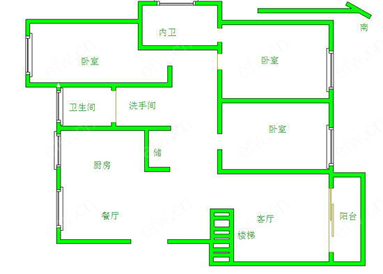 五星家园 5室3厅目前自住