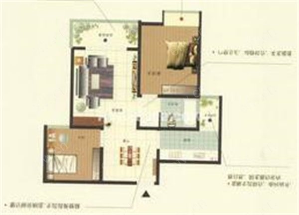 蓉湖壹号(惠山雅苑) 2室2厅