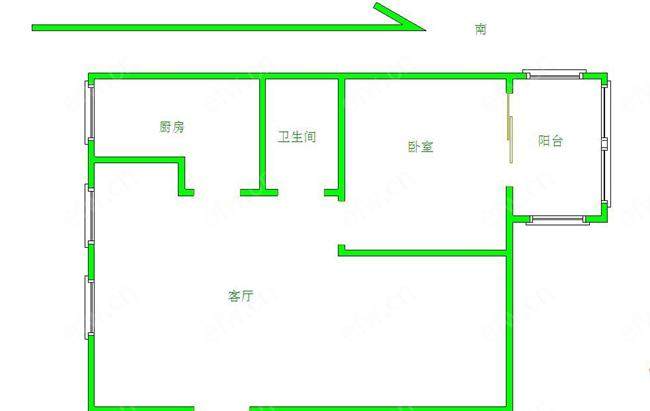 塘南新村 1室1厅1