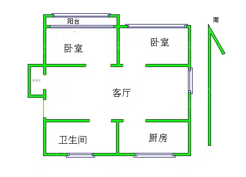 蠡溪路 2室1厅