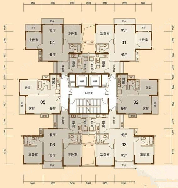 半山一号 6室3厅