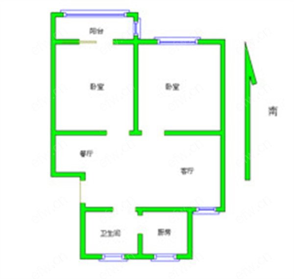 隆泉园 2室2厅