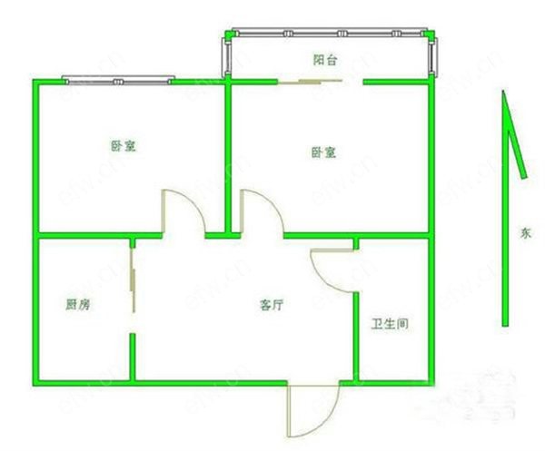 翠云新村 2室1厅