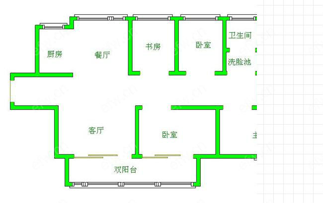 金科东方水榭(东方王榭) 3室2厅