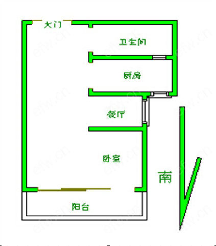 梧桐水岸 1室1厅 随时看房 价可商