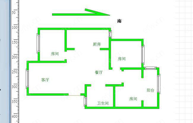 康桥丽景 3房 全明户型 另送家电