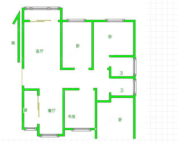 复地悦城(悦诚花园) 4室2厅