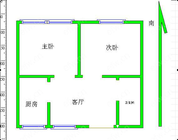 沁园新村 2室1厅