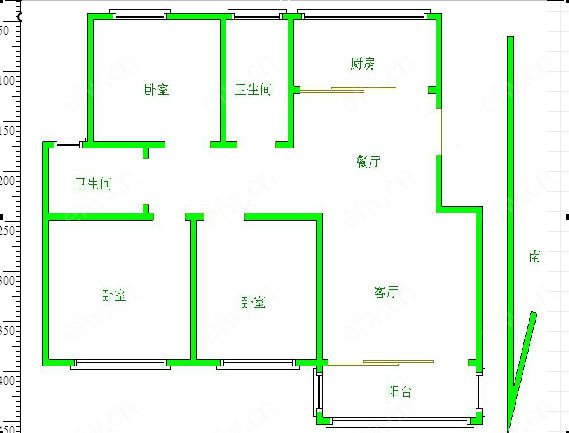 华夏豪门（君怡花苑） 3室2厅
