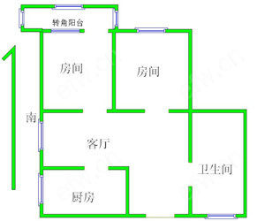 曹张新村 2室1厅