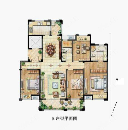 保利香槟际 4室2厅