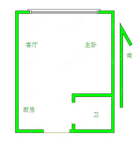 惠山万达广场 1室1厅