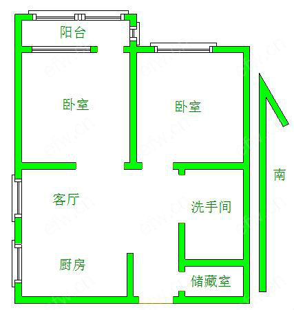 江海新村 2室1厅