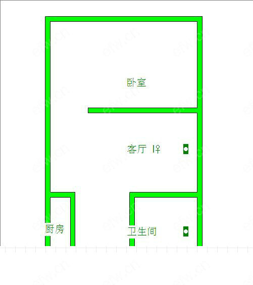 钱龙尊邸    1室1厅