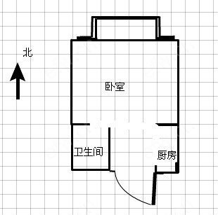 金科新大陆(金科万博商业广场) 1室1厅