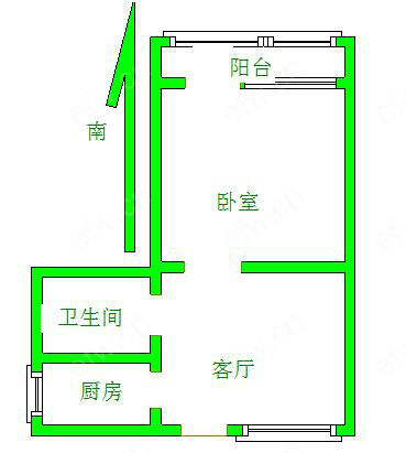 惠华新村 1室1厅精装修