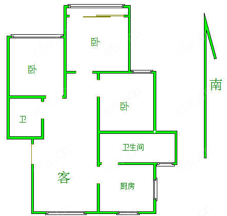 益都苑 3室2厅