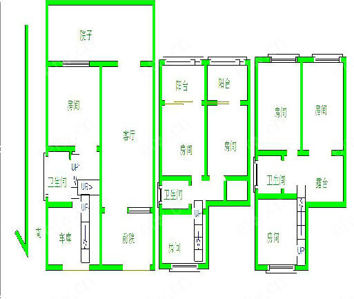洛城上院5室2厅