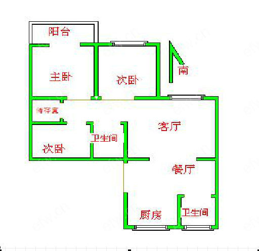 民丰家园一期 3室2厅