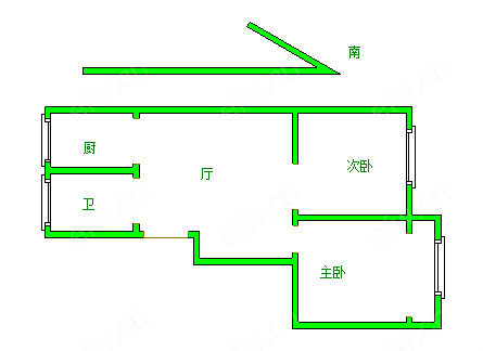 水车湾 2室1厅