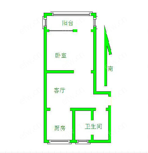 西漳小桃园 1室1厅