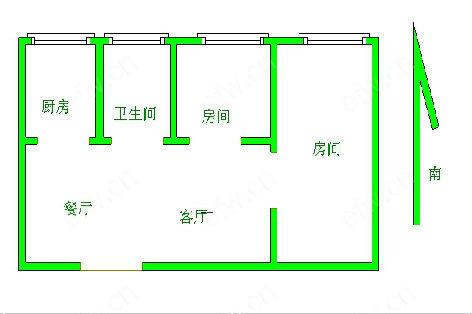 湖滨杰座  2室1厅