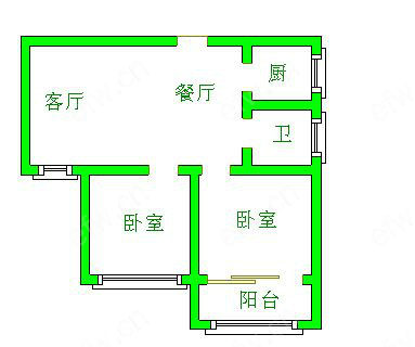 凤翔馨城 2室2厅1卫生间 33333