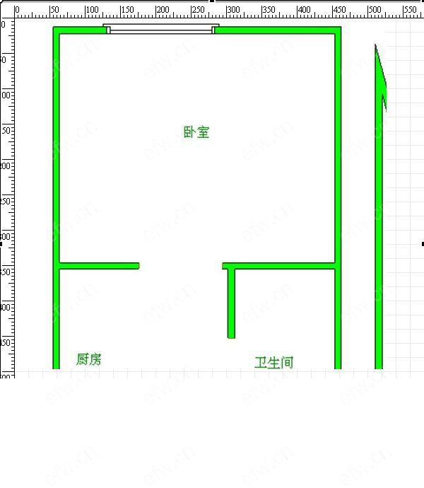 万达广场(单身公寓) 1室1厅