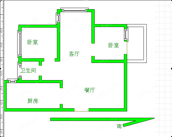 惠景家园 2室2厅