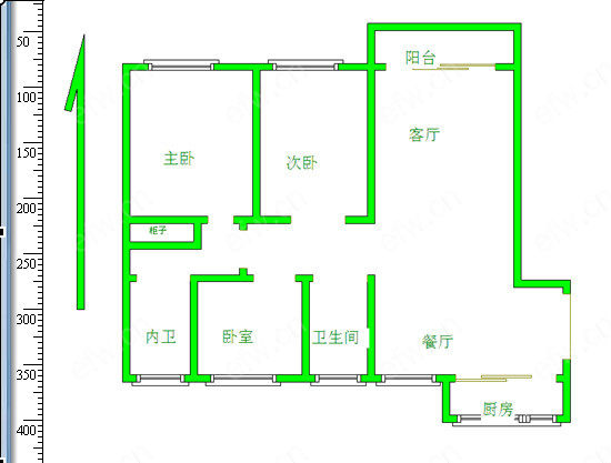 九龙仓玺园A区 3室2厅