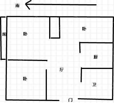 惠东里 3室1厅