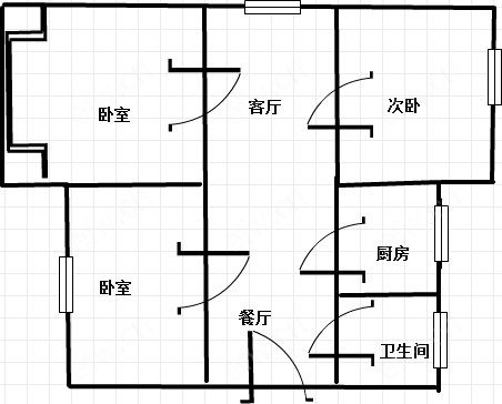 柏庄一村 3室1厅