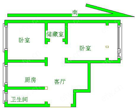 中南新村  2室1厅 环境好 精装修 拎包入住